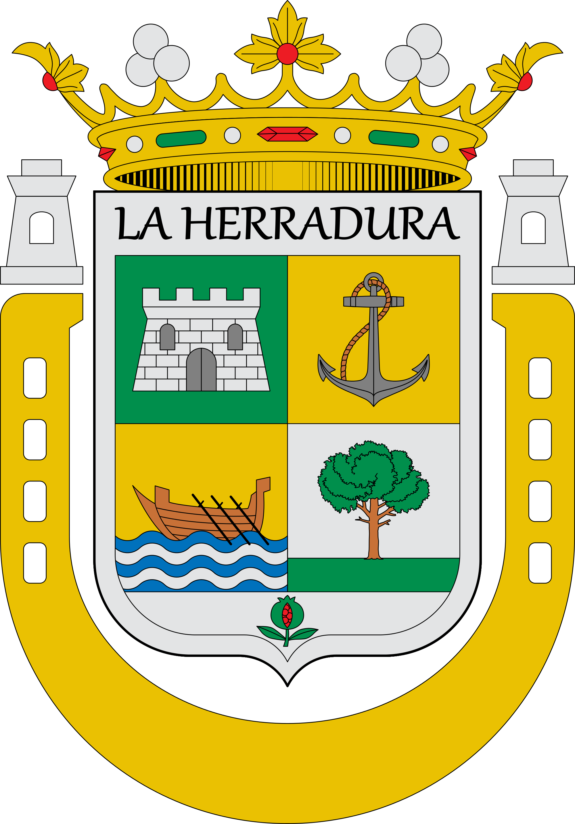 Open - Herradura Escudo (2000x2865), Png Download