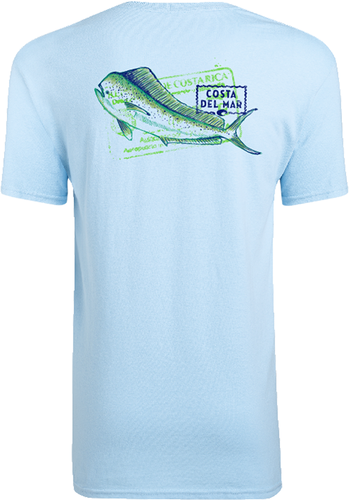 Costa Del Mar Herradura In Sky, Size S, Angle - T-shirt (2000x1000), Png Download