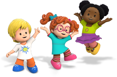 Fisher Price Cartoon Little People (723x360), Png Download