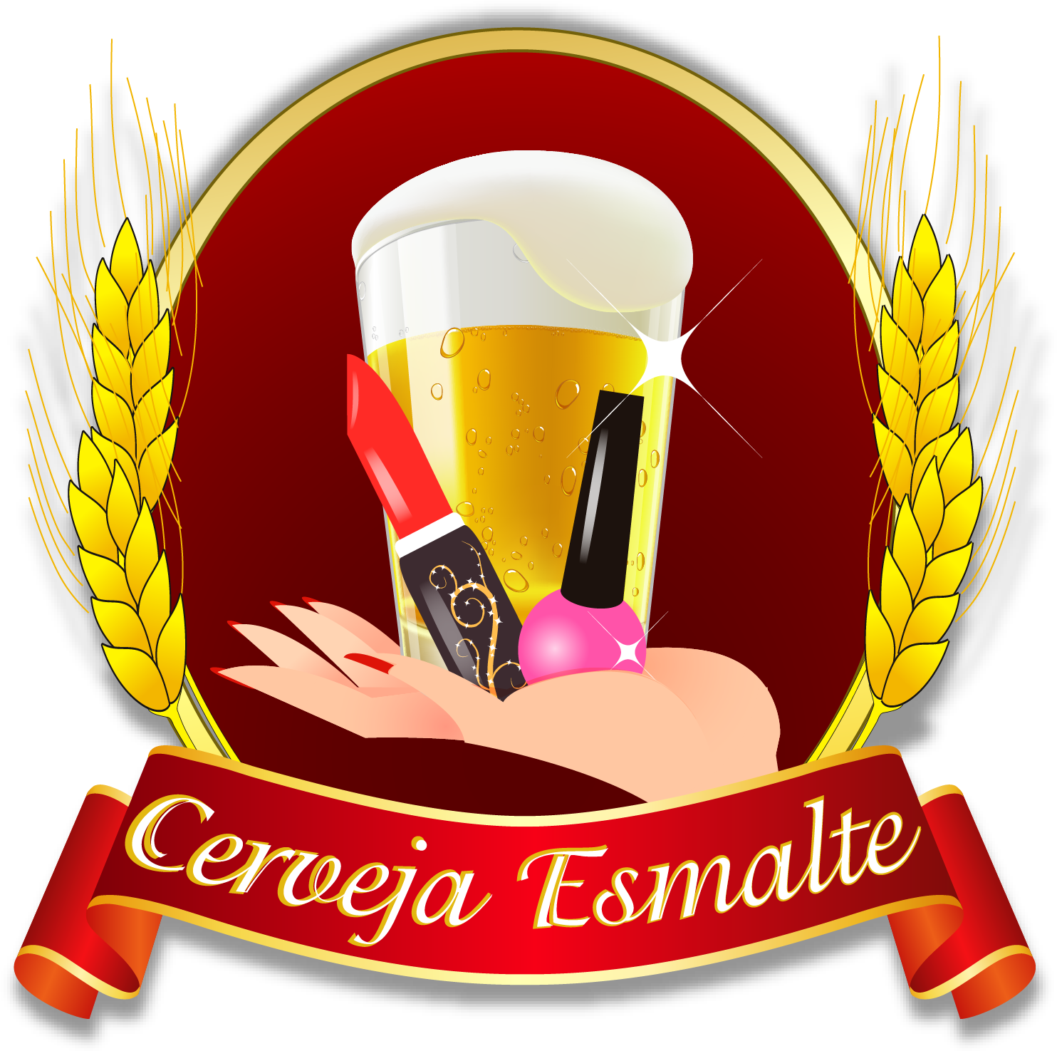 Cerveja & Esmalte - Cerveja Esmalte (1542x1485), Png Download