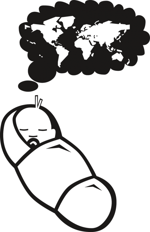 Of - World Map (500x772), Png Download