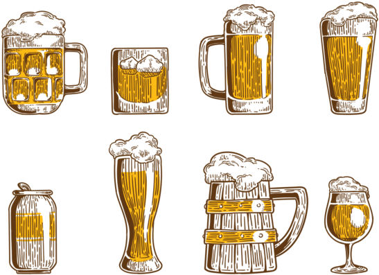 Cerveja Icons Vektor - Beer Stein Oktoberfest (700x490), Png Download
