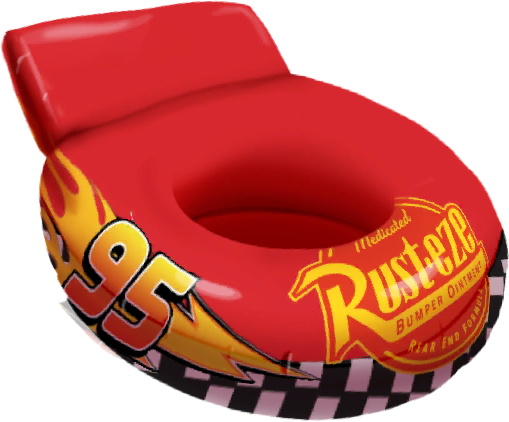 Disney Shop Lightning Tube - Inflatable (509x422), Png Download