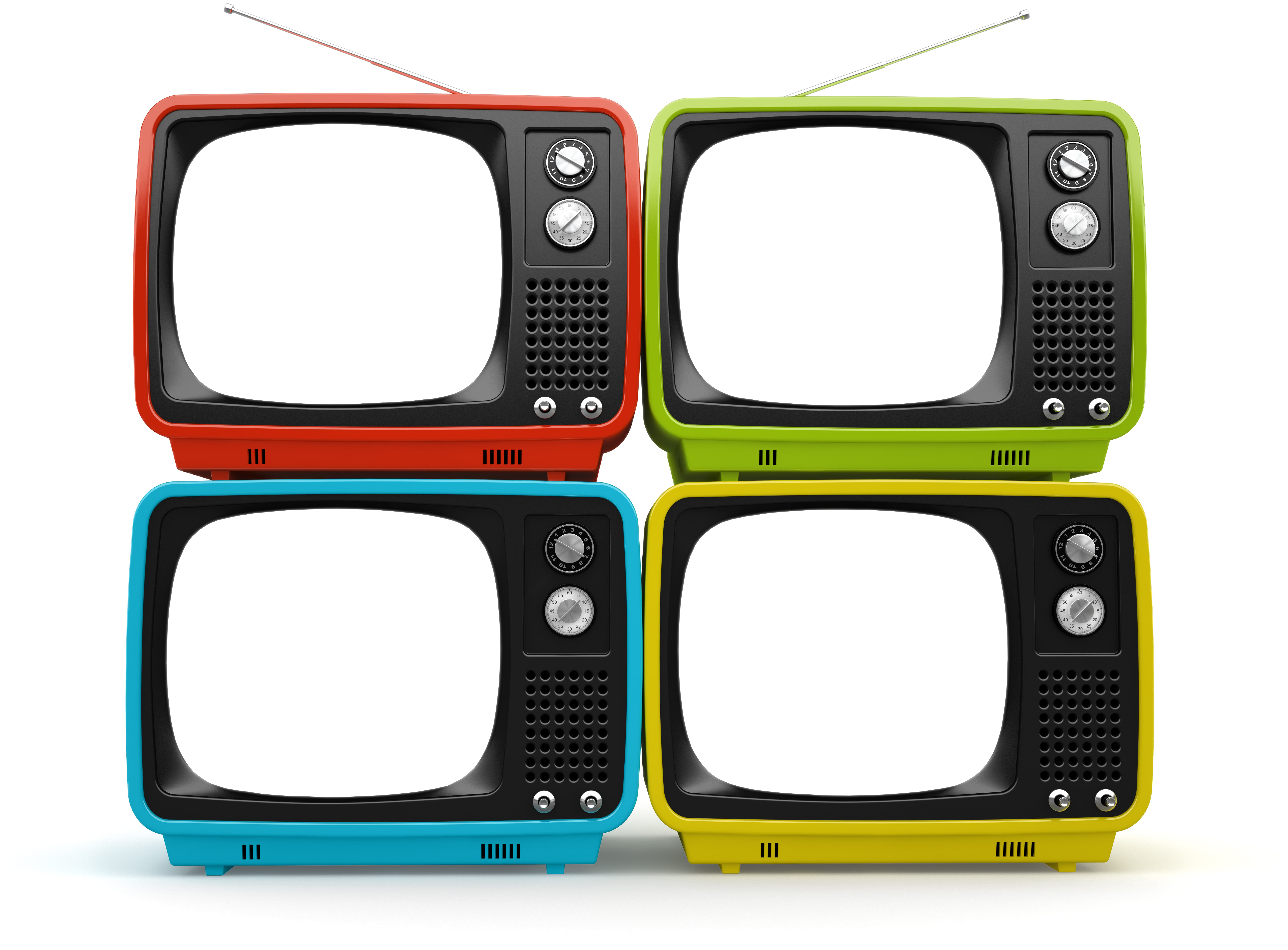 Navegación De Entradas - Television (7000x5250), Png Download