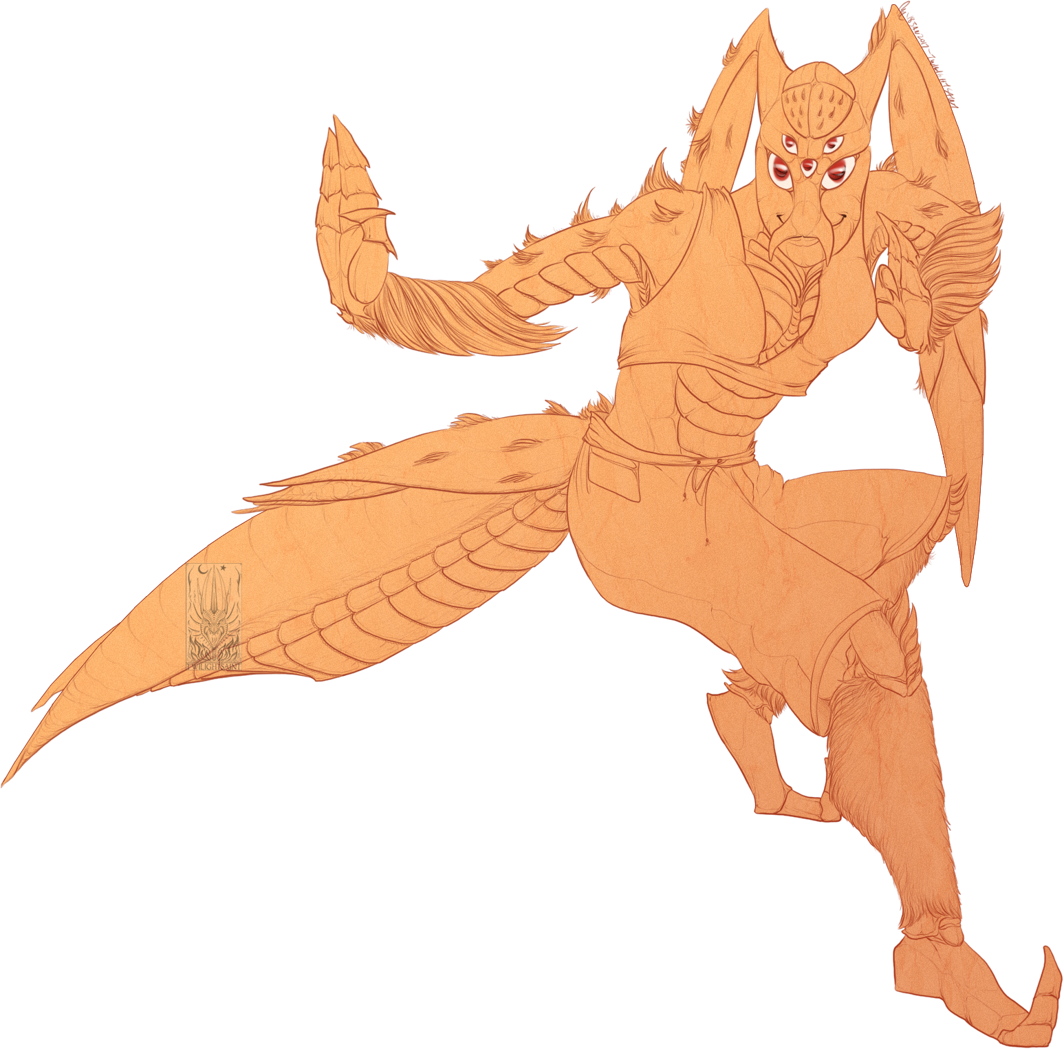 Orange Lightning Png - Quick As Lightning (1547x1524), Png Download