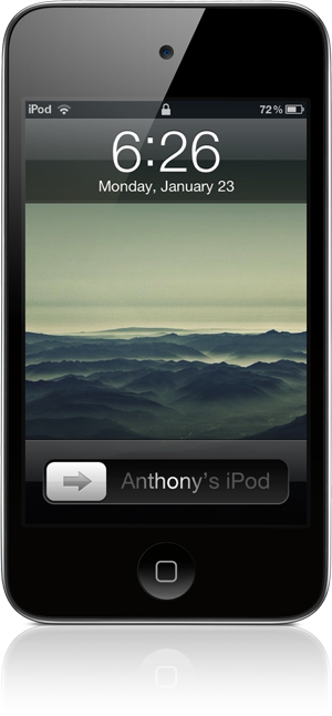 [review] Slidemyname Put Your Idevice Name In The Slide - Iphone 4 (300x646), Png Download