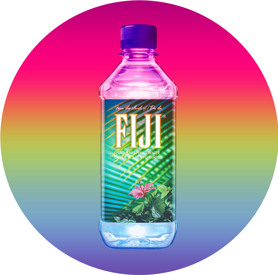 The Circle Of Fiji - Fiji Water Bottle (900x900), Png Download