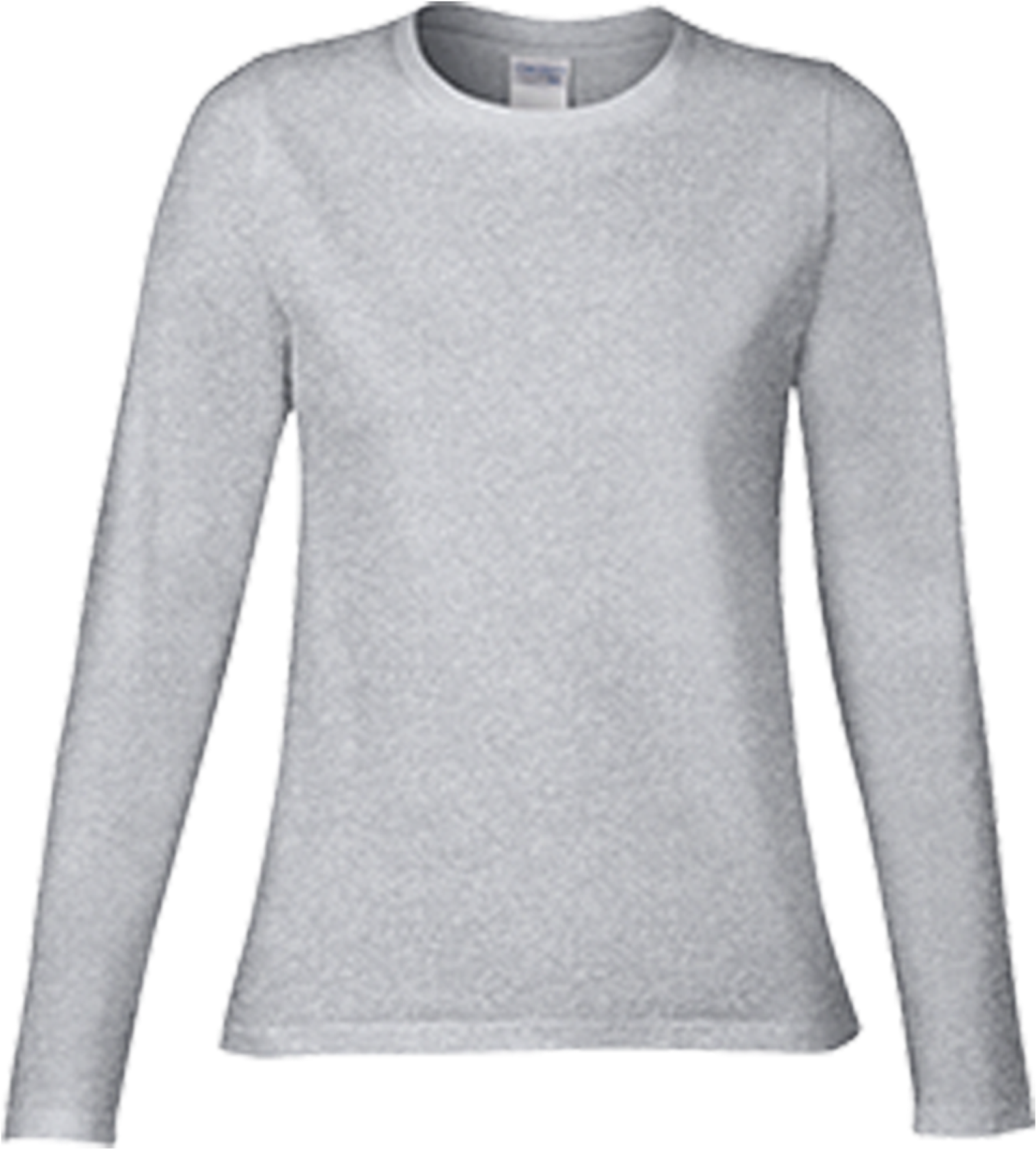 Sport Grey L - Long Sleeve Yellow Gildan (2400x2400), Png Download