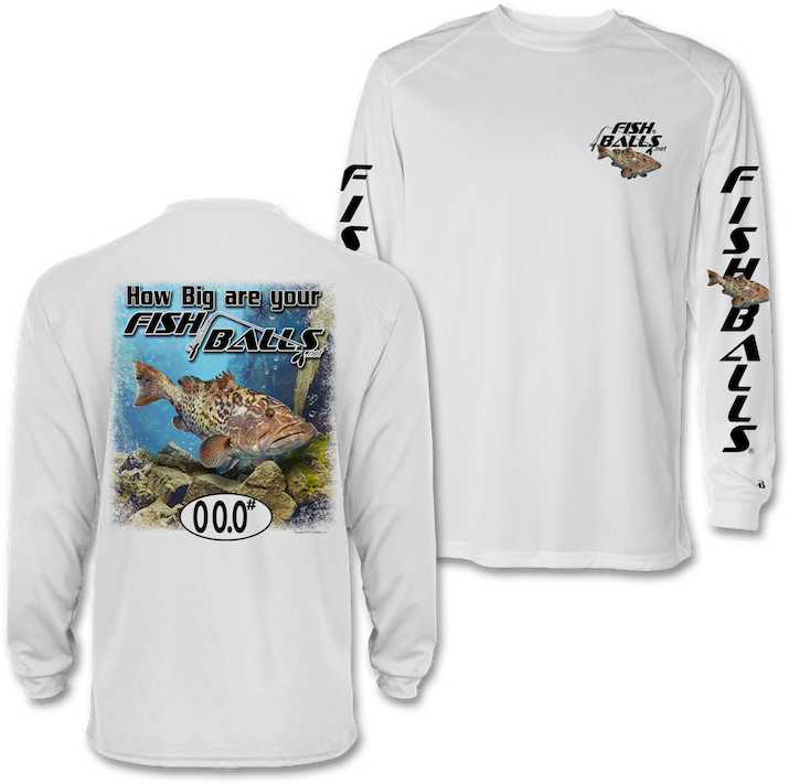 Gag Grouper Long Sleeve Shirt - Mycteroperca Microlepis (720x720), Png Download