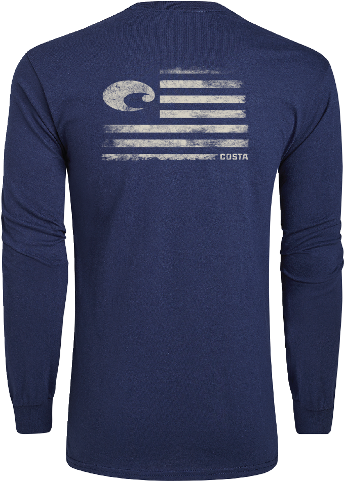 Costa Del Mar Pride Ii In Navy, Size S, Angle - Costa Del Mar (2000x1000), Png Download