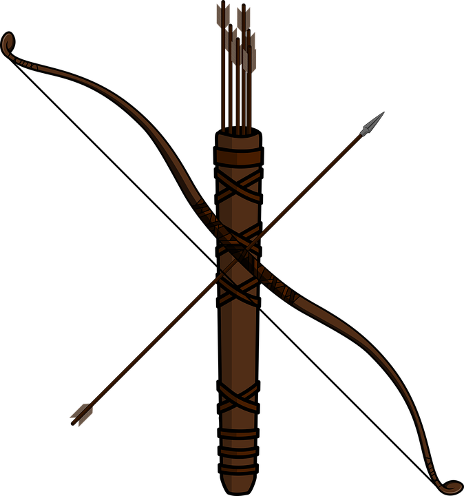 Arc, Archery, Arco, Arrow, Quiver - Arco Png (674x720), Png Download