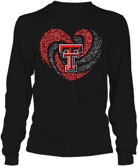 Texas Tech Red Raiders Sparkle Hurricane Heart Shirt - I M A Simple Man I Like Boobs Beer (600x600), Png Download