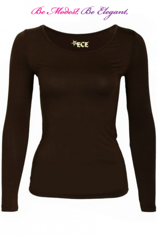 Dark Brown ◊ Long Sleeve Shirt - Shirt (790x790), Png Download