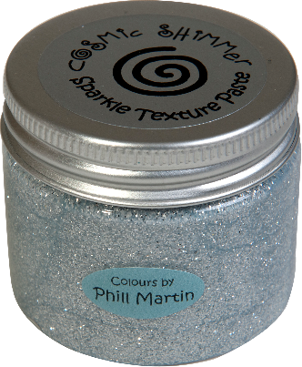 Phill Martin Cosmic Shimmer Precious Metals Collection - Cosmic Shimmer Sparkle Texture Paste 50ml Pot - Platinum (332x403), Png Download