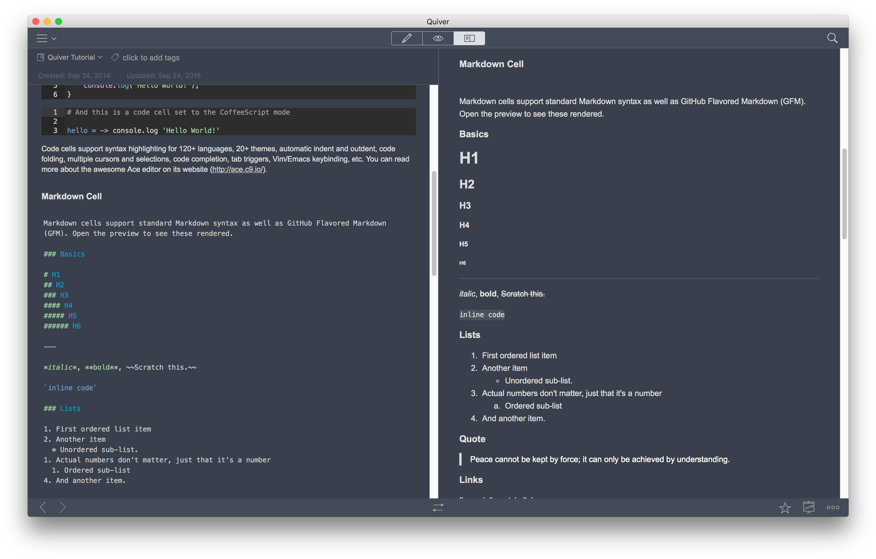 Markdown Cell And Preview - Sublime Text 3 Темы (3096x1978), Png Download