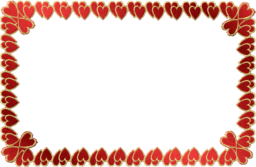 Marcos De Corazones Rojos - Maple Leaf Border Clip Art (833x543), Png Download