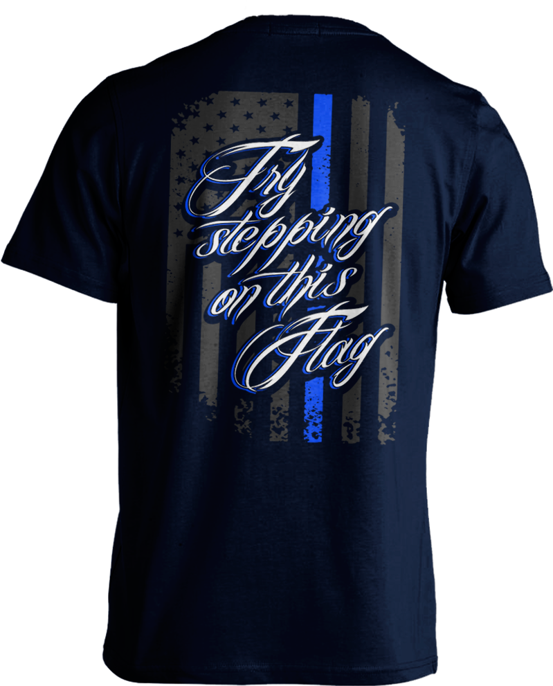 Try Stepping On This Flag - Active Shirt (825x1050), Png Download