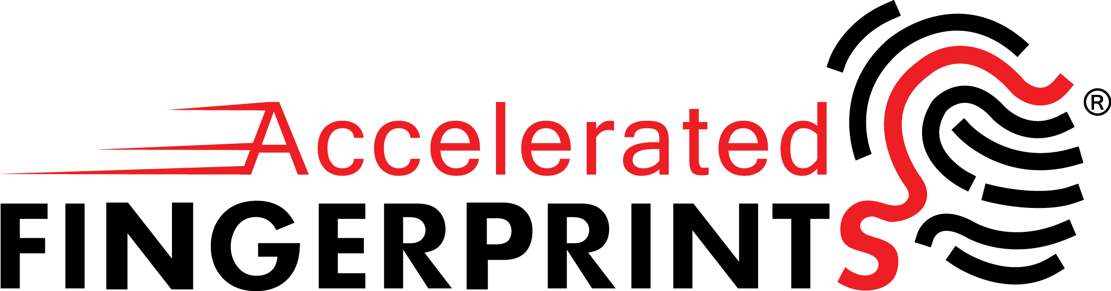 Accelerated Fingerprints Logo - Fingerprint (2229x585), Png Download