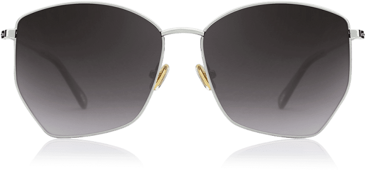 Geométrico Gafas De Sol Con Lentes Negros Y Marco De - Morpheus Glasses Transparent Png (750x750), Png Download