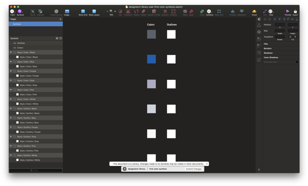 Your Symbols Page, With Swatches Now Organized - Portable Network Graphics (1000x604), Png Download