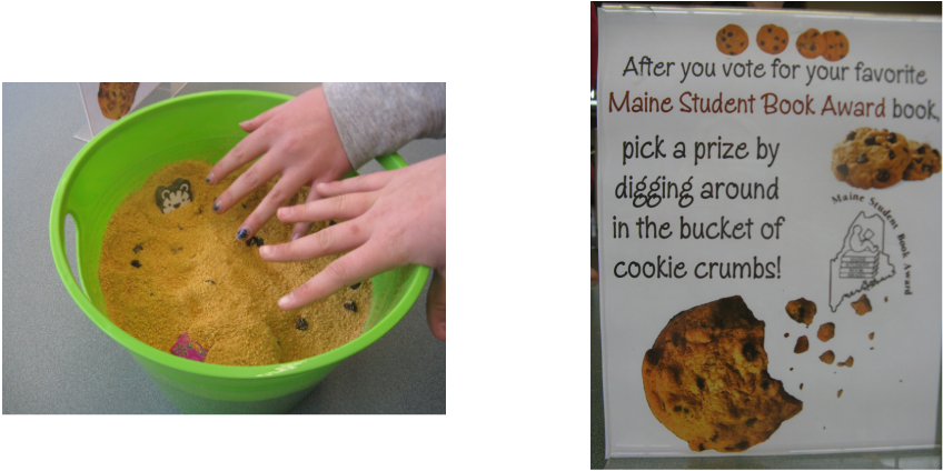 Bucket Of Cookie Crumbs We Submitted A Total Of 24 - Maine Student Book Award (848x424), Png Download