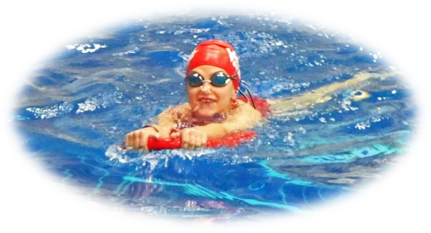 They Showed Off Their Swimming And Synchro Skills For - Backstroke (609x330), Png Download