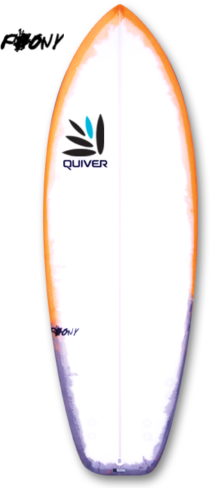 Fony Ii Quiver Surfboard - Surfboard (555x710), Png Download