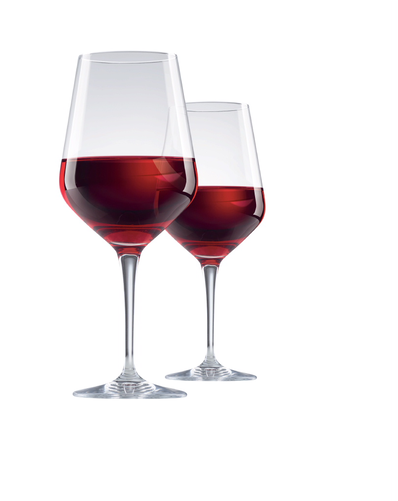 Red Wine Glasses - Champagne Stemware (500x500), Png Download