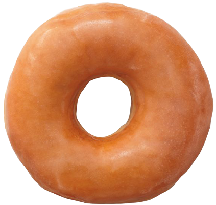 Dunkin Donuts Glazed Donut (500x500), Png Download