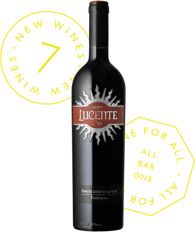 Lucente Super Tuscan - Luce Della Vite Lucente 2014 (700x817), Png Download