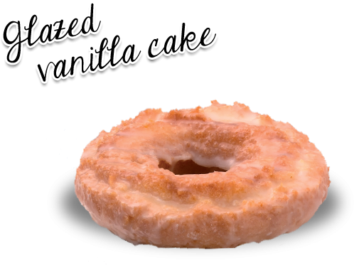 Krispy Kreme Glazed Vanilla Cake (610x413), Png Download