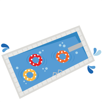 Swimming Pool Svg Scrapbook Cut File Cute Clipart Files - Scalable Vector Graphics (432x432), Png Download