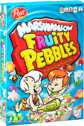 Fruity Pebbles Marshmallow (417x417), Png Download