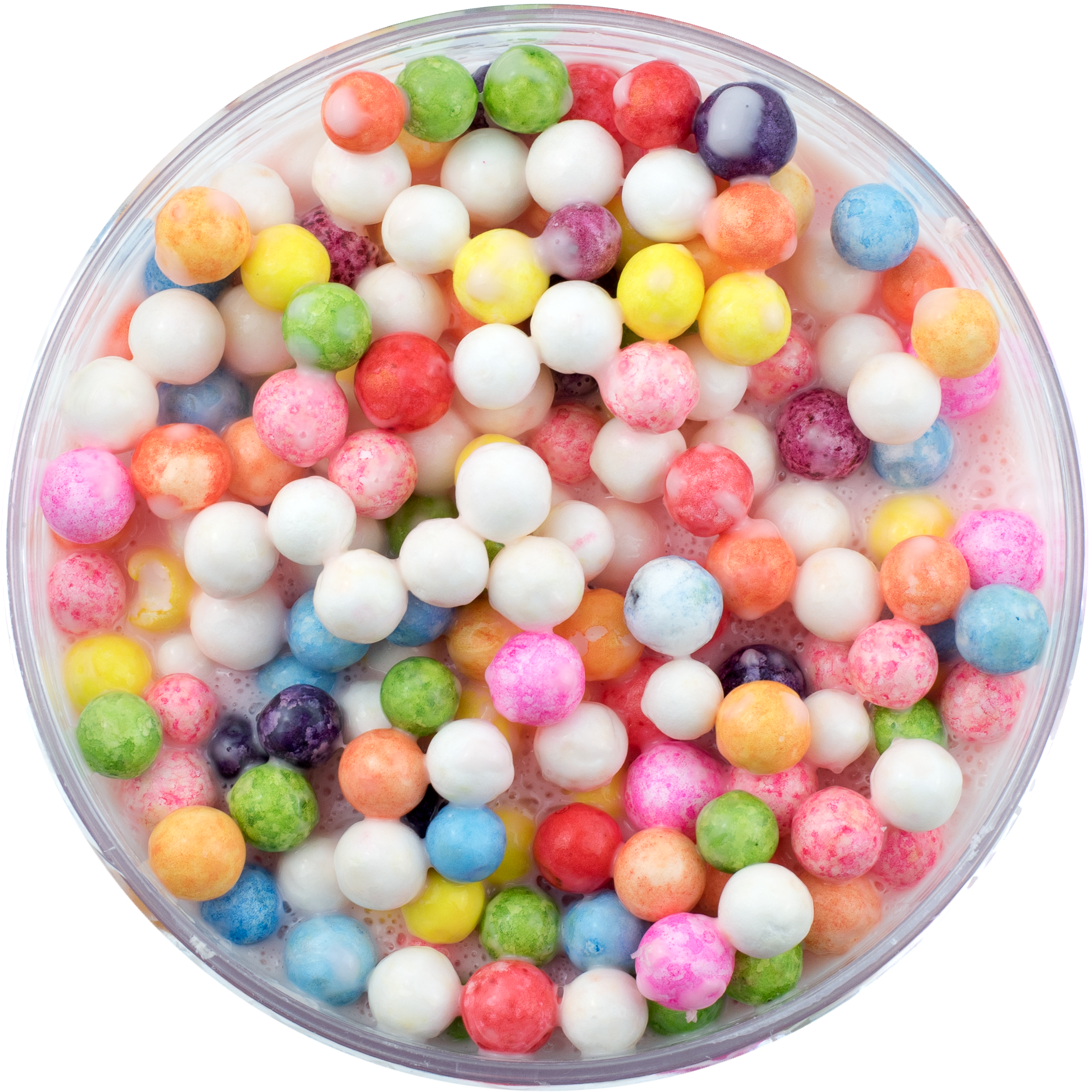 Fruity Pebble Cereal Slime - Pebbles Cereal (4757x3175), Png Download