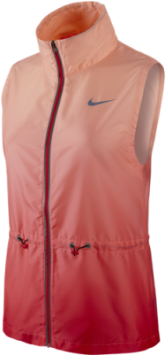 Women's Nike Gradient Vest - ナイキ Nike Dri-fit Gradient Vest - Women's - Red / Orange (770x400), Png Download