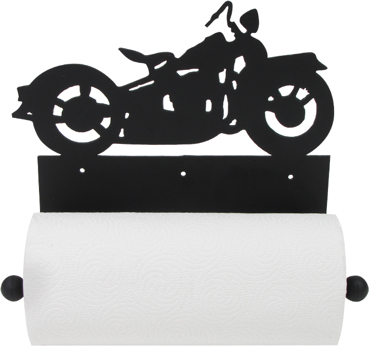 Biker Vintage Paper Towel Holder - Motorcycle Helmet (800x728), Png Download