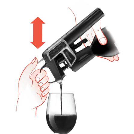 Quickly Press And Release The Trigger To Pour Wine - Wine (446x446), Png Download