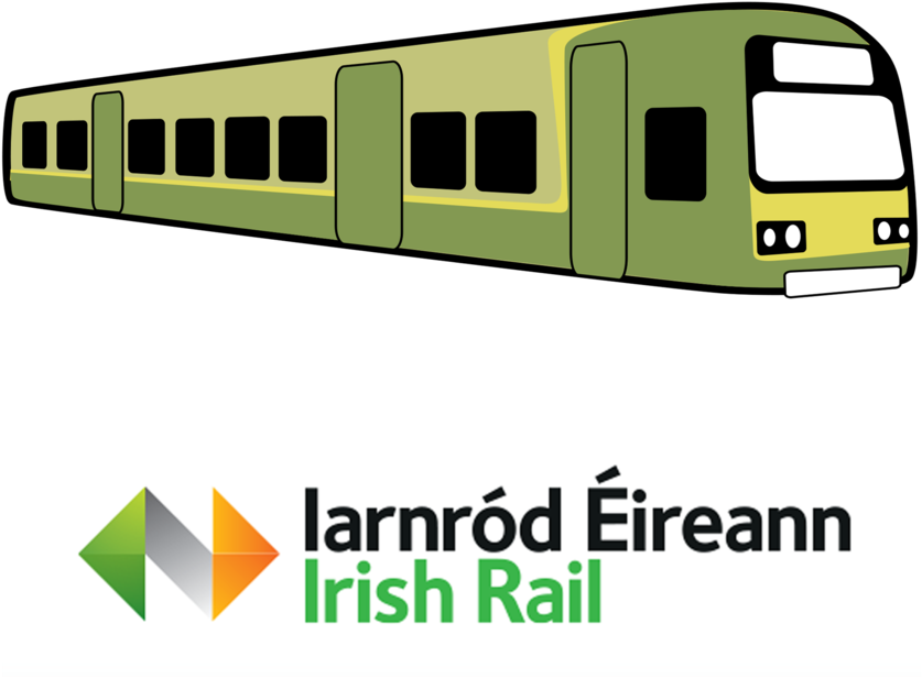 Irishraillogoimage (1000x1161), Png Download