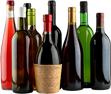 Bottles Of Wine - Алкогольні Напої (400x339), Png Download