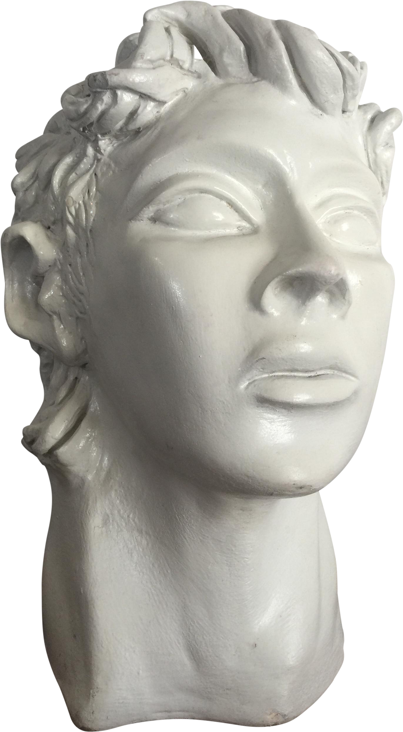 Sculpture Of An Artist's Head On Chairish - Sculpture (1522x2767), Png Download