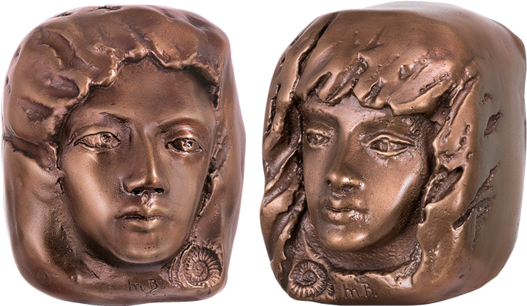 Bronzefigur Set Wegbegleiter I Von Maria-luise Bodirsky - Sculpture (750x482), Png Download
