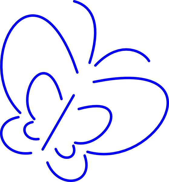 Butterfly Outline Printable - Borboleta Contorno Png (558x598), Png Download