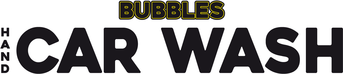 Bubbles Hand Carwash - Logo Fag (1421x341), Png Download