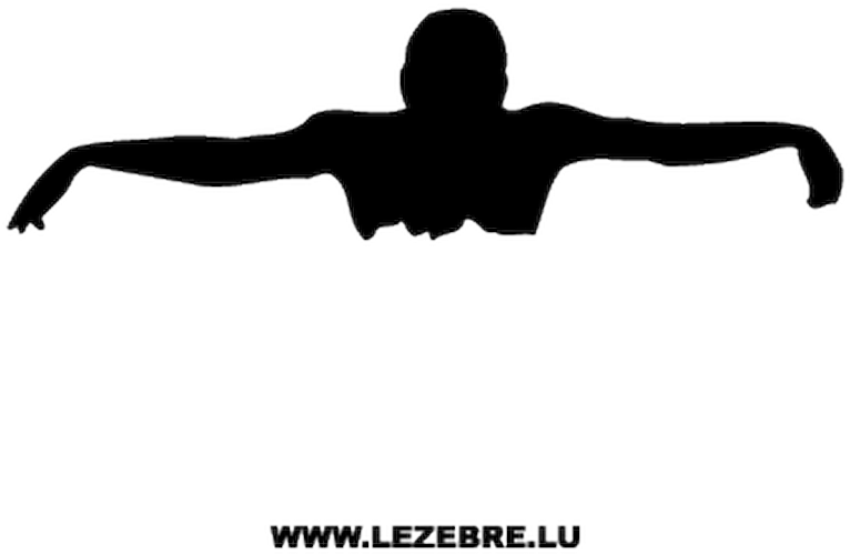 Swimmer Swimming Decal 2 Swimming Silhouette Png - Silhouette Sports Png Natation (800x800), Png Download