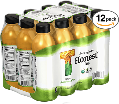 Organichoney Green Tea - Honest Green Tea With Honey (488x397), Png Download