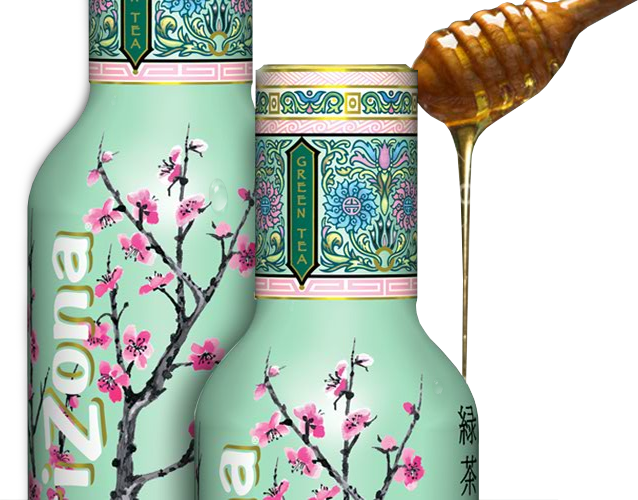 An Arizona "classic" For Over Ten Years, We're Proud - Arizona Green Tea, With Ginseng And Honey - 16 Fl Oz (638x500), Png Download