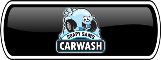Soapy Sam's Car Wash (580x216), Png Download