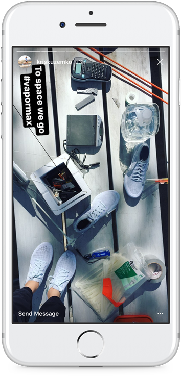 We Even Had A Fancy Little Case Made Up For Nike To - Instagram (400x781), Png Download