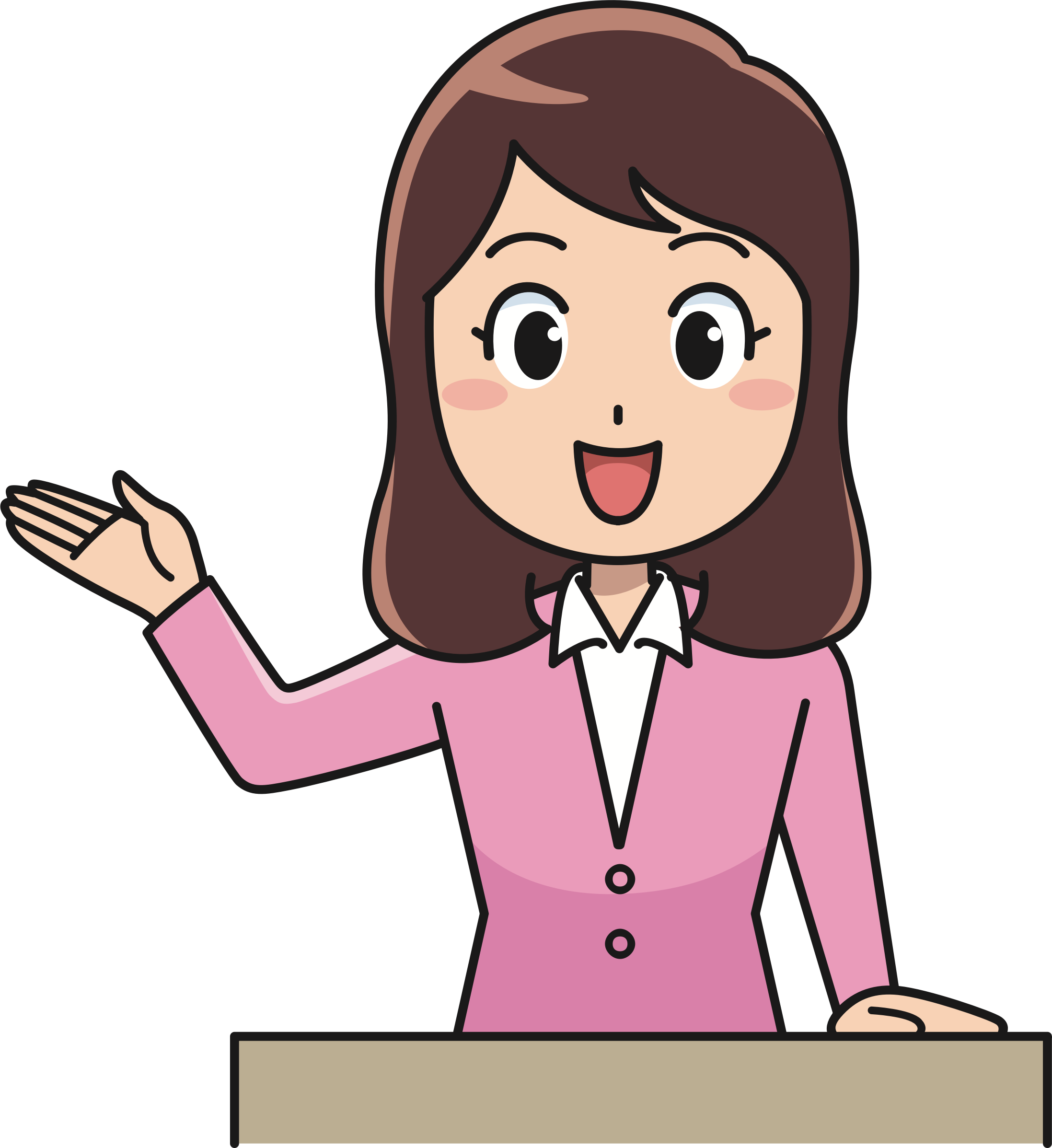 Thumb Image - Presenter Clipart Png (2195x2395), Png Download