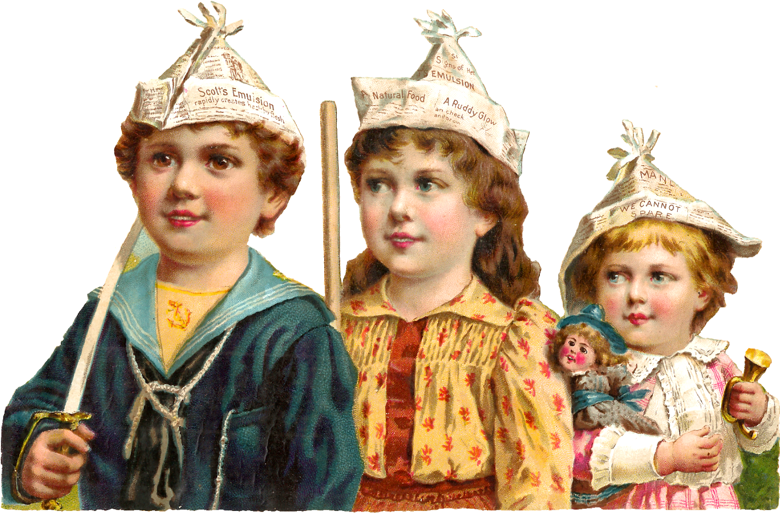Victorian Children Clip Art Downloads - Victorian Art Boys (1600x1065), Png Download